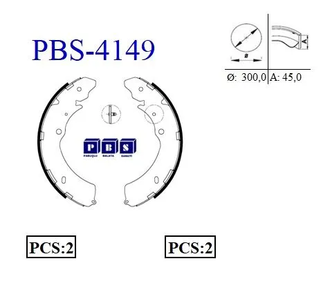 KAMPANA PABUÇLU BALATA PBS 4149