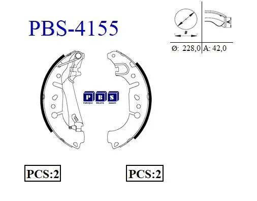 KAMPANA PABUÇLU BALATA PBS 4155