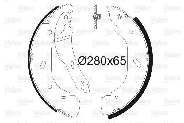KAMPANA PABUÇLU BALATA VALEO 564012