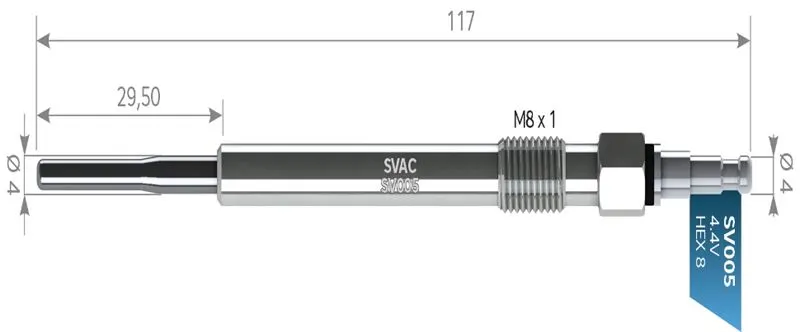 KIZDIRMA BUJİSİ SVAC SV005