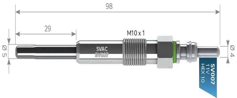 KIZDIRMA BUJİSİ SVAC SV007