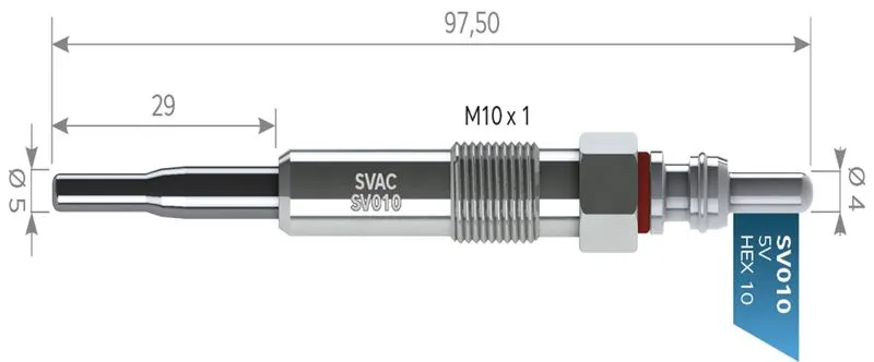 KIZDIRMA BUJİSİ SVAC SV010