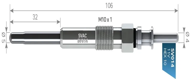 KIZDIRMA BUJİSİ SVAC SV014