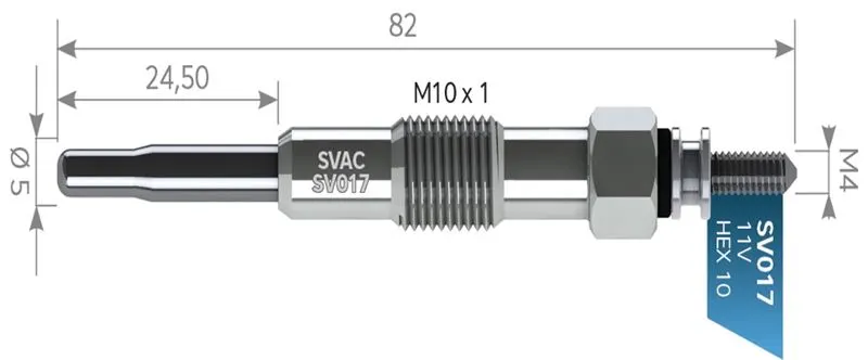 KIZDIRMA BUJİSİ SVAC SV017