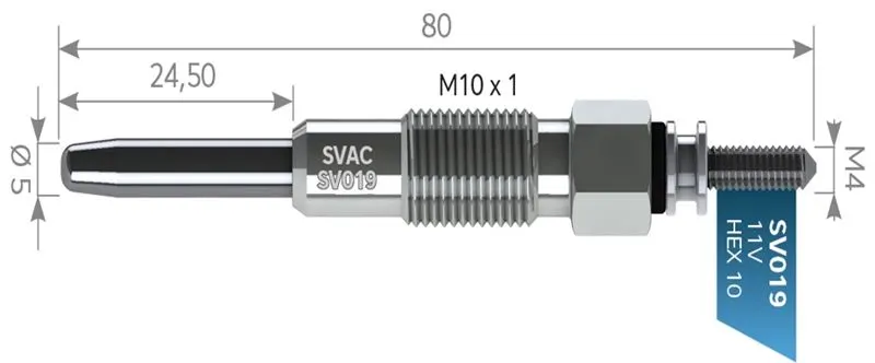 KIZDIRMA BUJİSİ SVAC SV019