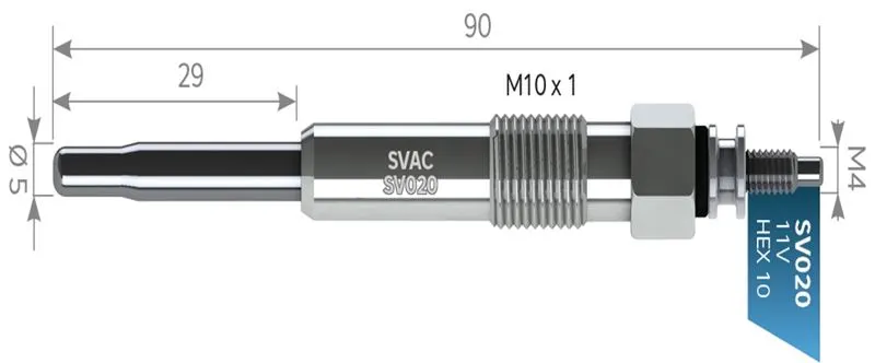 KIZDIRMA BUJİSİ SVAC SV020