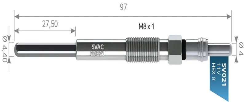 KIZDIRMA BUJİSİ SVAC SV021