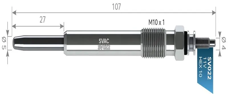 KIZDIRMA BUJİSİ SVAC SV022