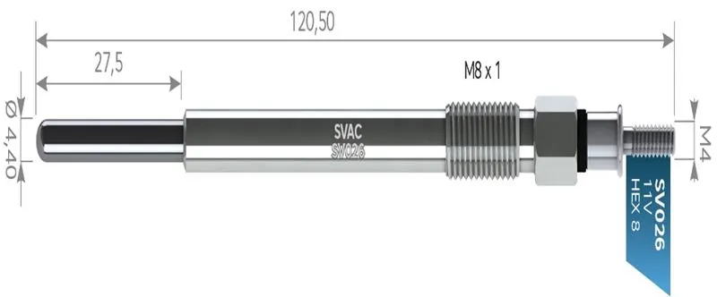 KIZDIRMA BUJİSİ SVAC SV026