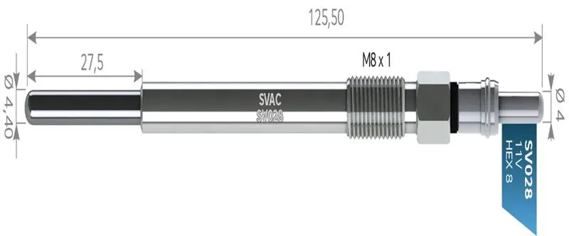 KIZDIRMA BUJİSİ SVAC SV028