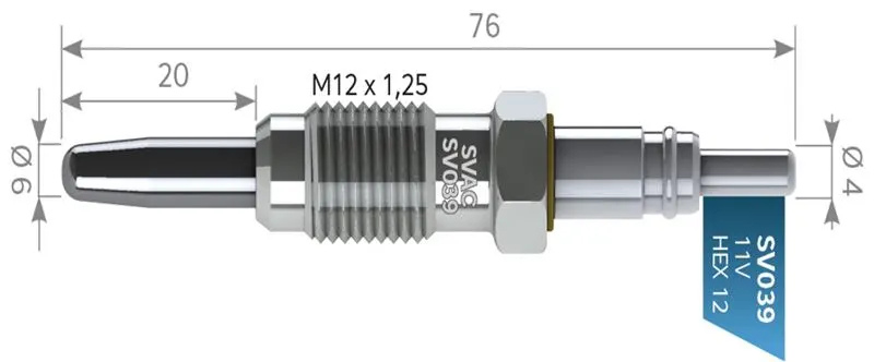 KIZDIRMA BUJİSİ SVAC SV039