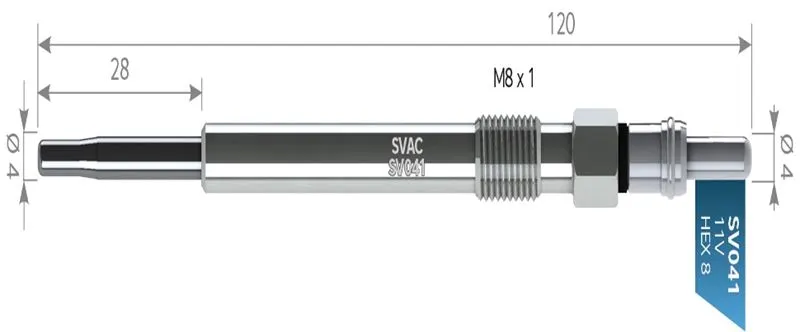 KIZDIRMA BUJİSİ SVAC SV041