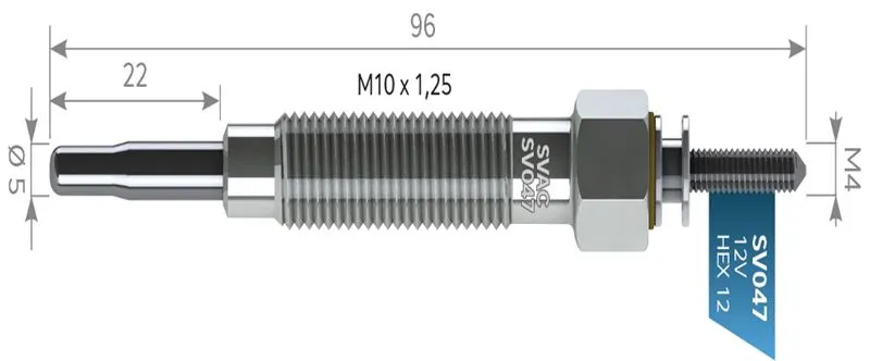 KIZDIRMA BUJİSİ SVAC SV047
