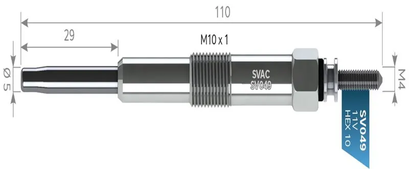 KIZDIRMA BUJİSİ SVAC SV049