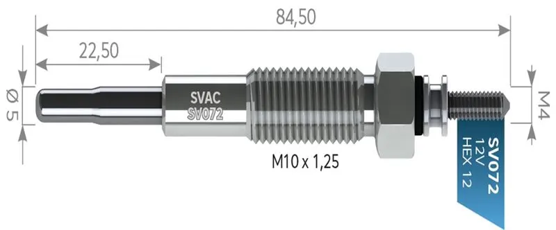 KIZDIRMA BUJİSİ SVAC SV072