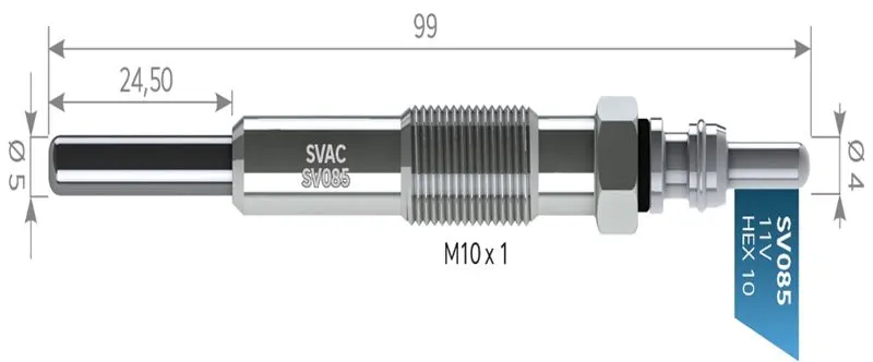 KIZDIRMA BUJİSİ SVAC SV085