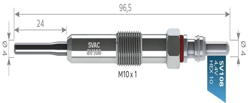 KIZDIRMA BUJİSİ SVAC SV108