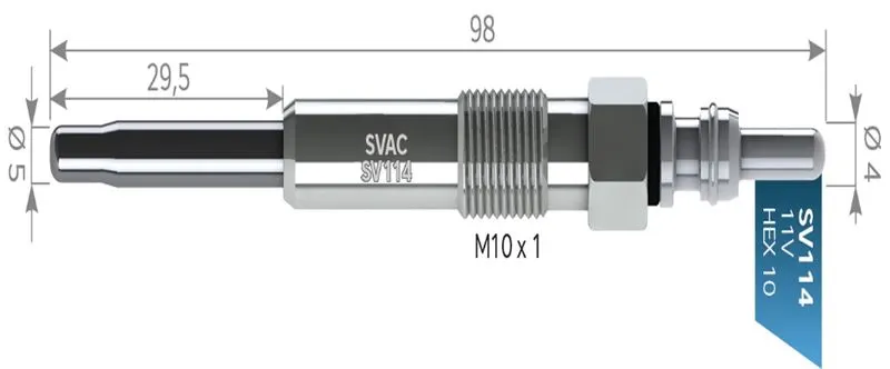 KIZDIRMA BUJİSİ SVAC SV114