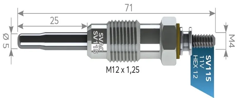 KIZDIRMA BUJİSİ SVAC SV115