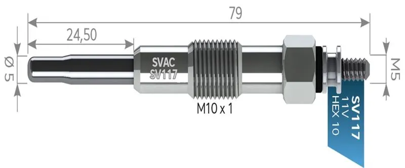 KIZDIRMA BUJİSİ SVAC SV117