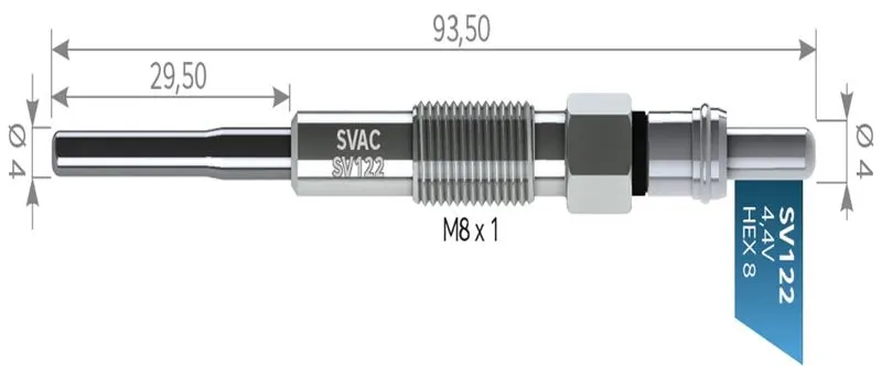 KIZDIRMA BUJİSİ SVAC SV122