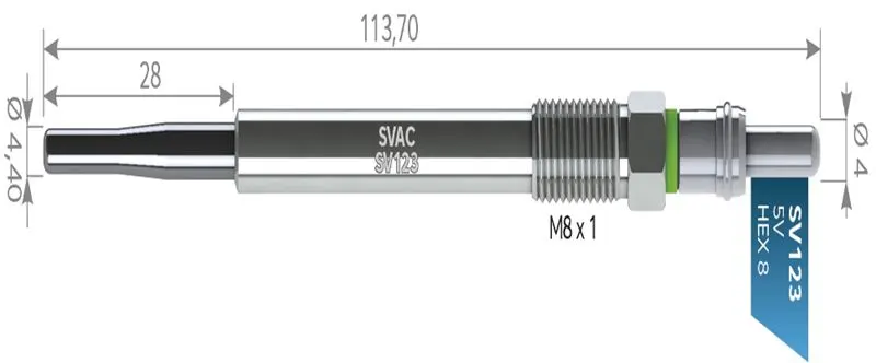 KIZDIRMA BUJİSİ SVAC SV123