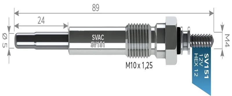 KIZDIRMA BUJİSİ SVAC SV151