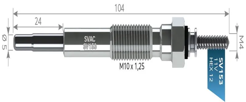 KIZDIRMA BUJİSİ SVAC SV153