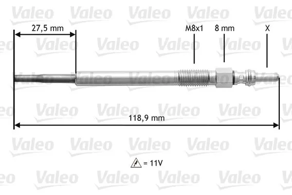 KIZDIRMA BUJİSİ VALEO 345118