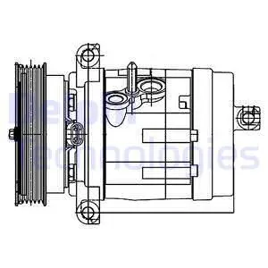KLİMA KOMPRESÖRÜ VE PARÇALARI DELPHI TSP0155984