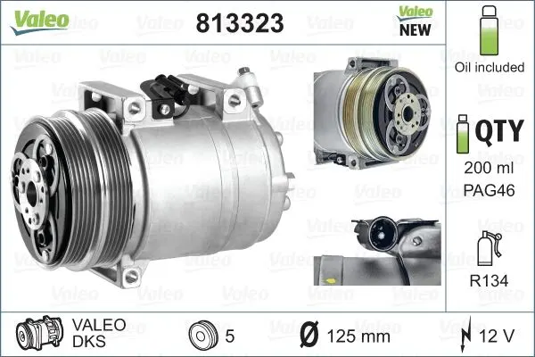 KLİMA KOMPRESÖRÜ VE PARÇALARI VALEO 813323