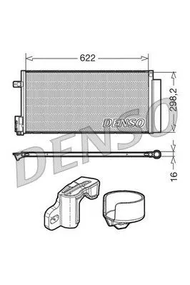 KLİMA RADYATÖRÜ DENSO DCN13110