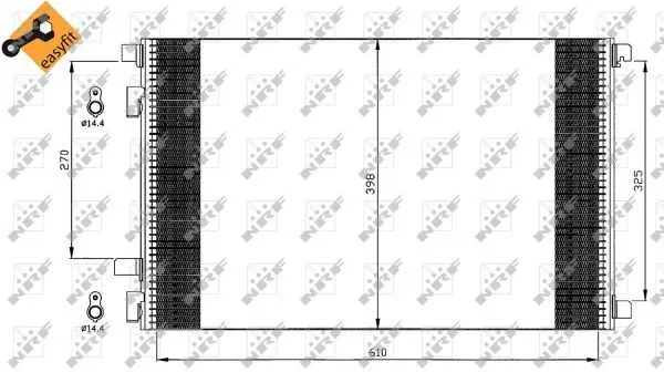 KLİMA RADYATÖRÜ NRF 35449