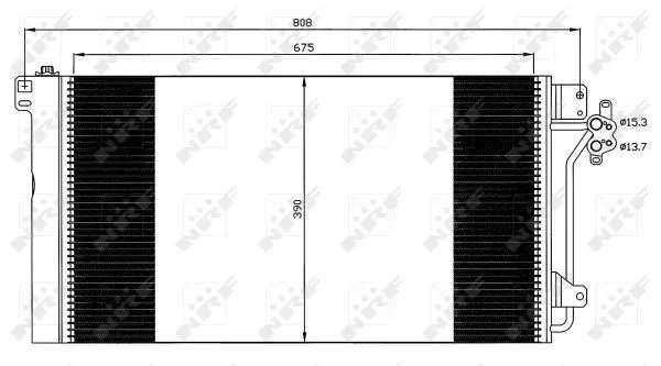 KLİMA RADYATÖRÜ NRF 35622