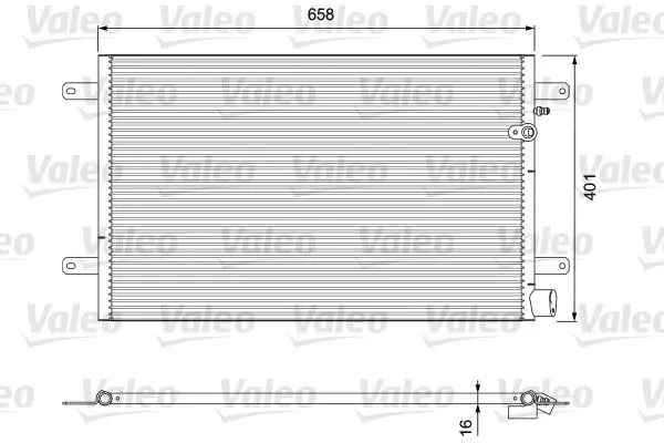 KLİMA RADYATÖRÜ VALEO 814004