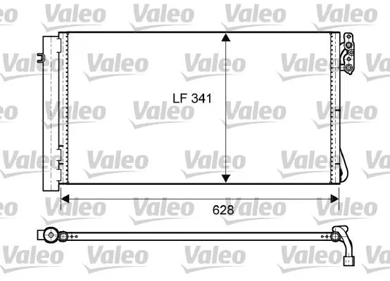 KLİMA RADYATÖRÜ VALEO 814012