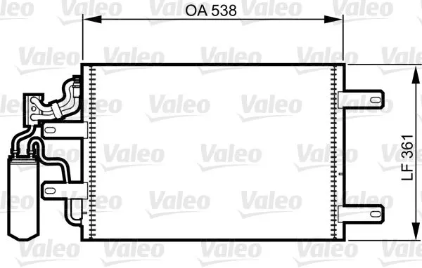 KLİMA RADYATÖRÜ VALEO 814014