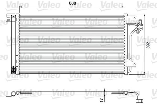 KLİMA RADYATÖRÜ VALEO 814015
