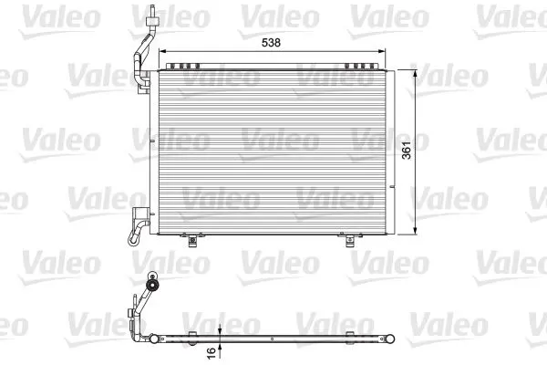KLİMA RADYATÖRÜ VALEO 814074