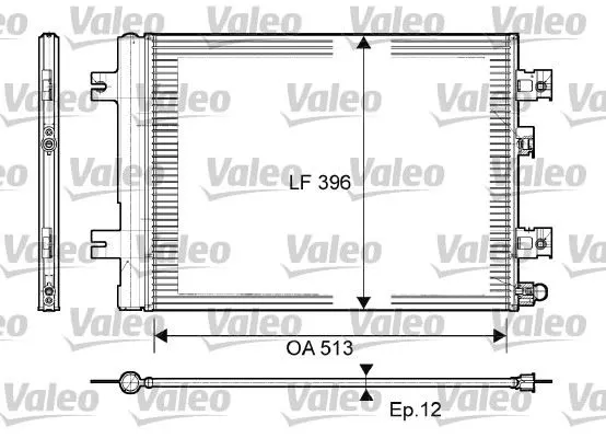 KLİMA RADYATÖRÜ VALEO 814077