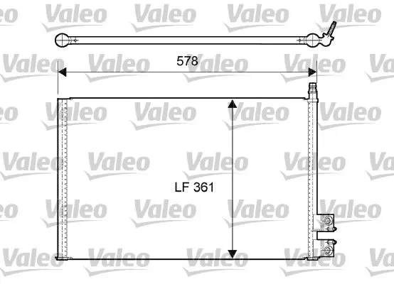 KLİMA RADYATÖRÜ VALEO 814083