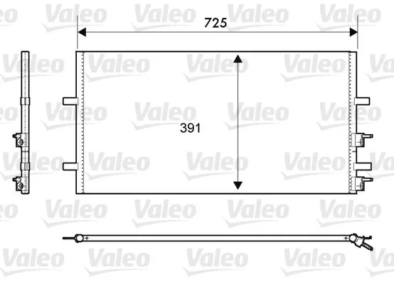KLİMA RADYATÖRÜ VALEO 814087