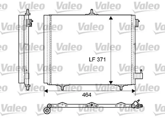 KLİMA RADYATÖRÜ VALEO 814095