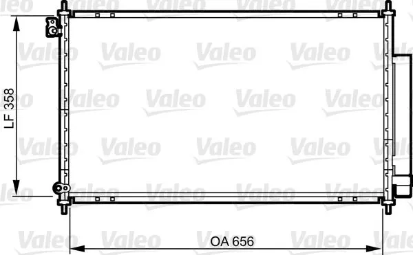 KLİMA RADYATÖRÜ VALEO 814159