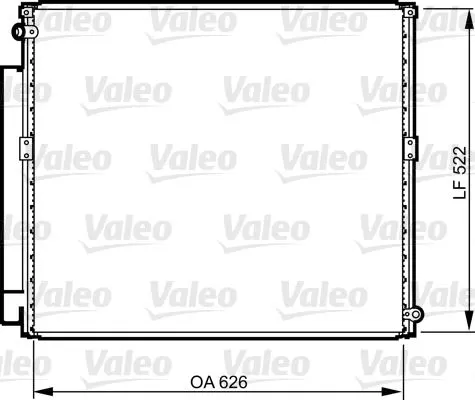 KLİMA RADYATÖRÜ VALEO 814203
