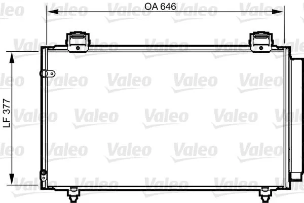 KLİMA RADYATÖRÜ VALEO 814210