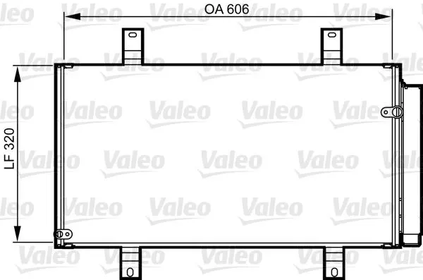 KLİMA RADYATÖRÜ VALEO 814215