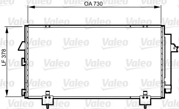 KLİMA RADYATÖRÜ VALEO 814218