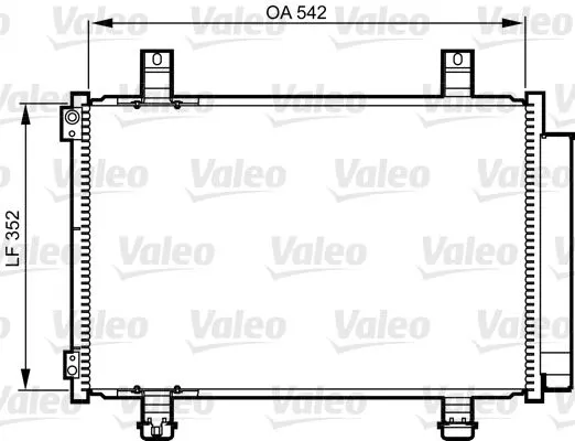 KLİMA RADYATÖRÜ VALEO 814219