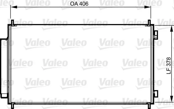 KLİMA RADYATÖRÜ VALEO 814232